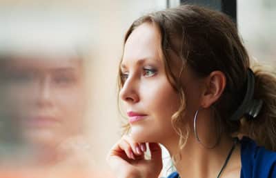 pretty woman with botox