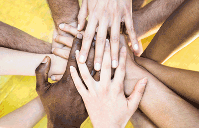 anti-racism hands